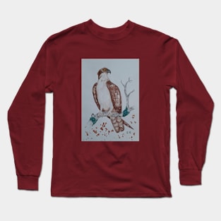 Eagle painting, bird art, bird painting Long Sleeve T-Shirt